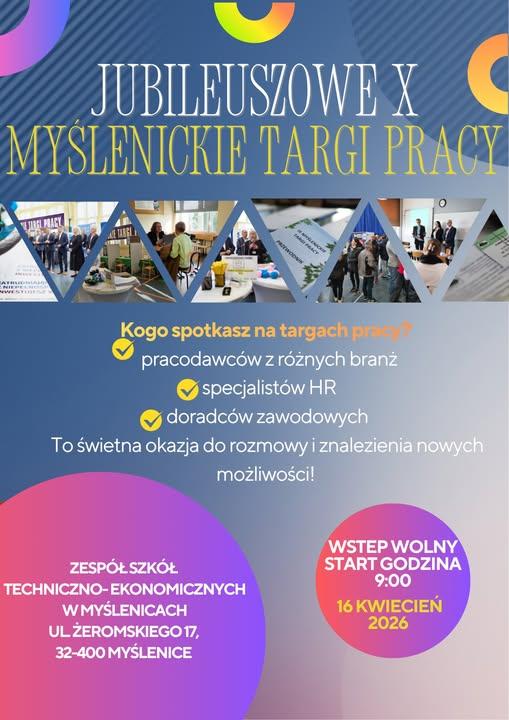 Jubileuszowe Targi Pracy w Myślenicach 