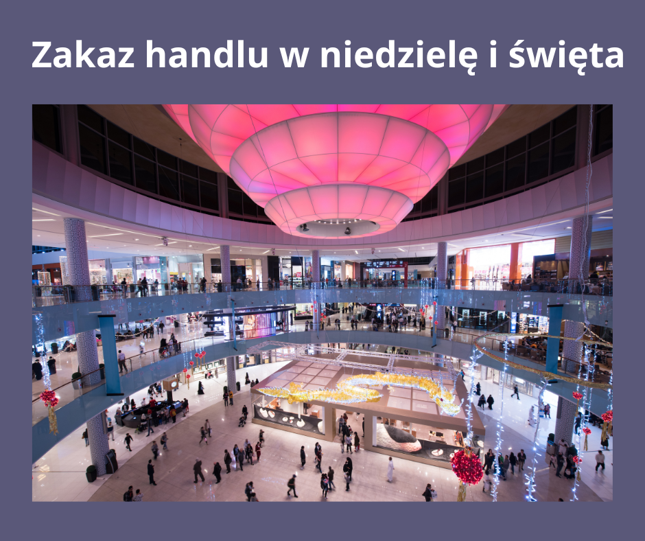 Zakaz handlu w niedzielę i święta - VADEMECUM PRAWA PRACY 