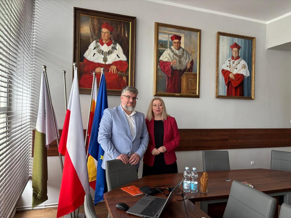 Szkolenie ukraińskich studentów Akademii Nauk Stosowanych w Nowym Sączu 