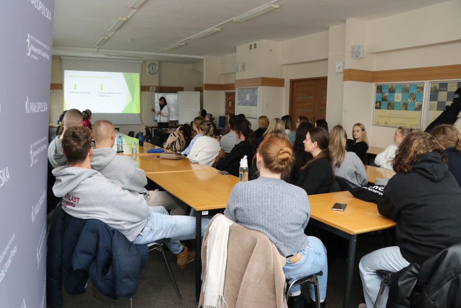 Szkolenie dla studentów w ramach realizacji programu „Kultura bezpieczeństwa”